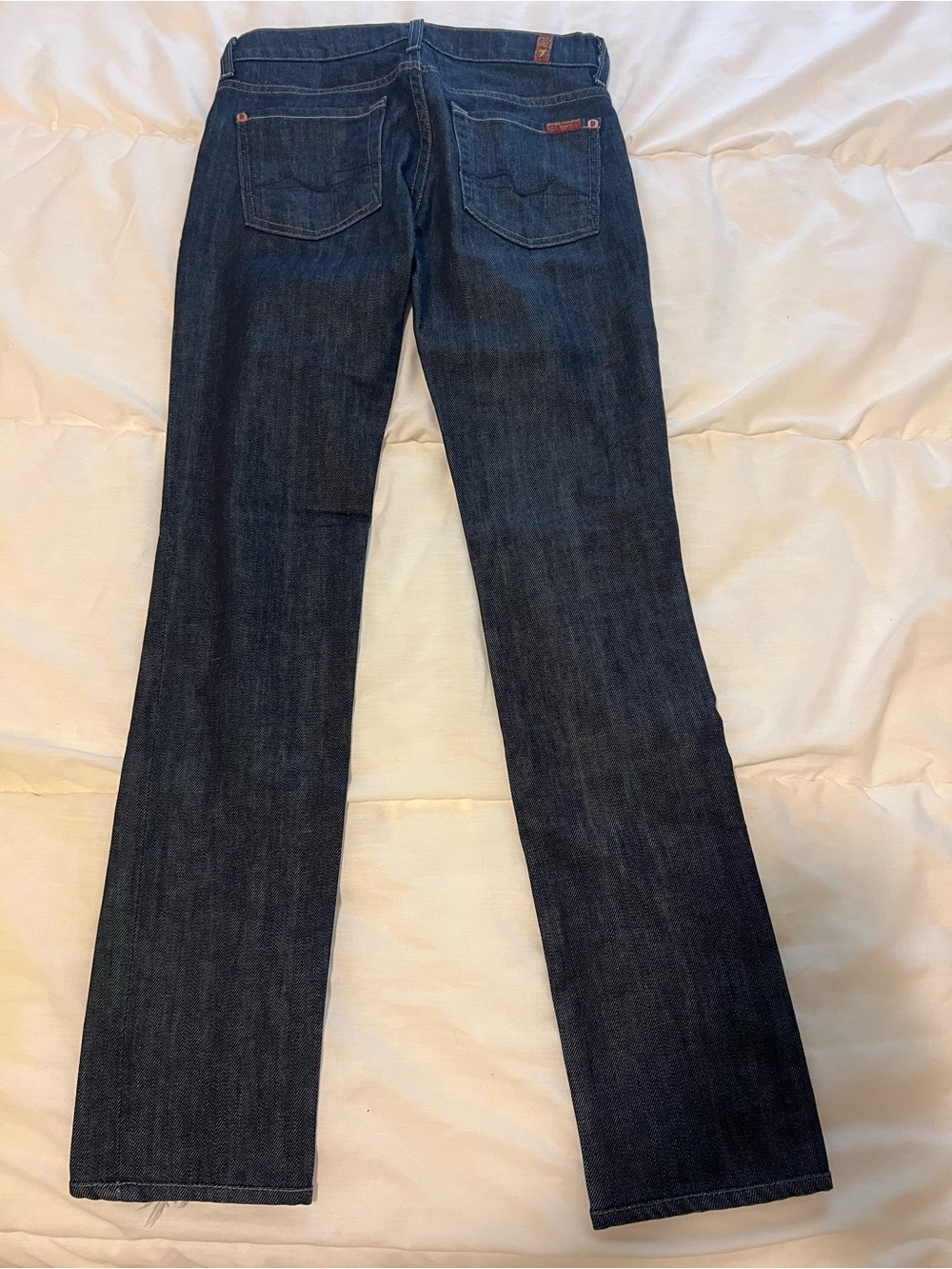7 For All Mankind Dark Blue Flare Jeans